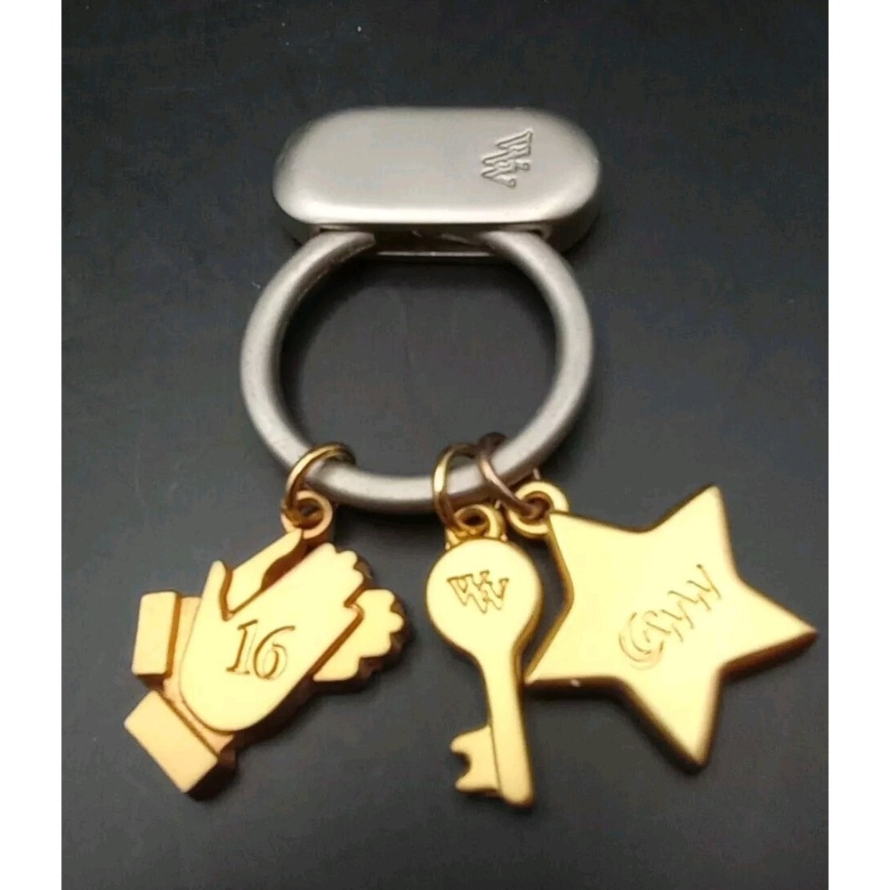Weight Watchers WW Keychain Key Holder Star Charm Key Charm Clapping Applause